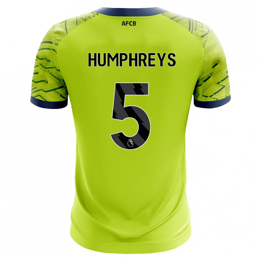 Danxen Femme Holly Humphreys #5 Maillot de Gardien Vert Jaune 2025/26 T-shirt