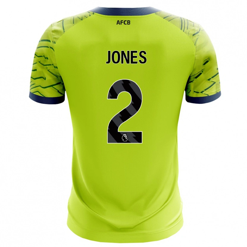 Danxen Femme Abby Jones #2 Maillot de Gardien Vert Jaune 2025/26 T-shirt