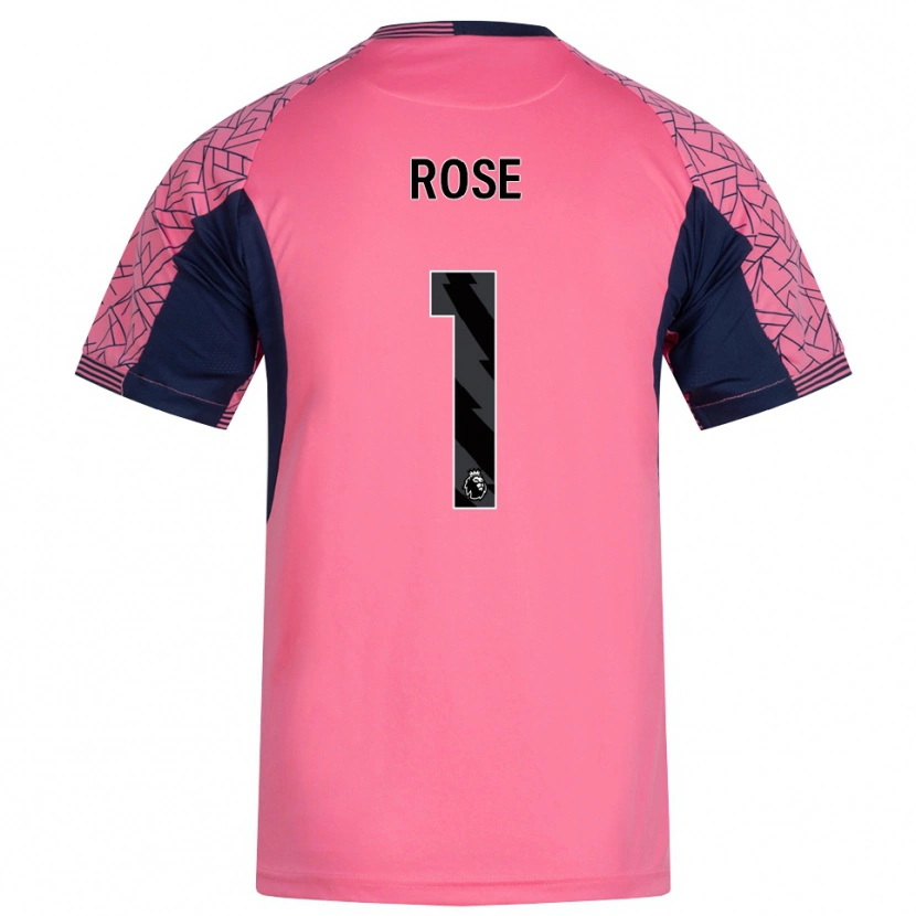 Danxen Femme Reggie Rose #1 Maillot de Gardien Rose Noir 2025/26 T-shirt