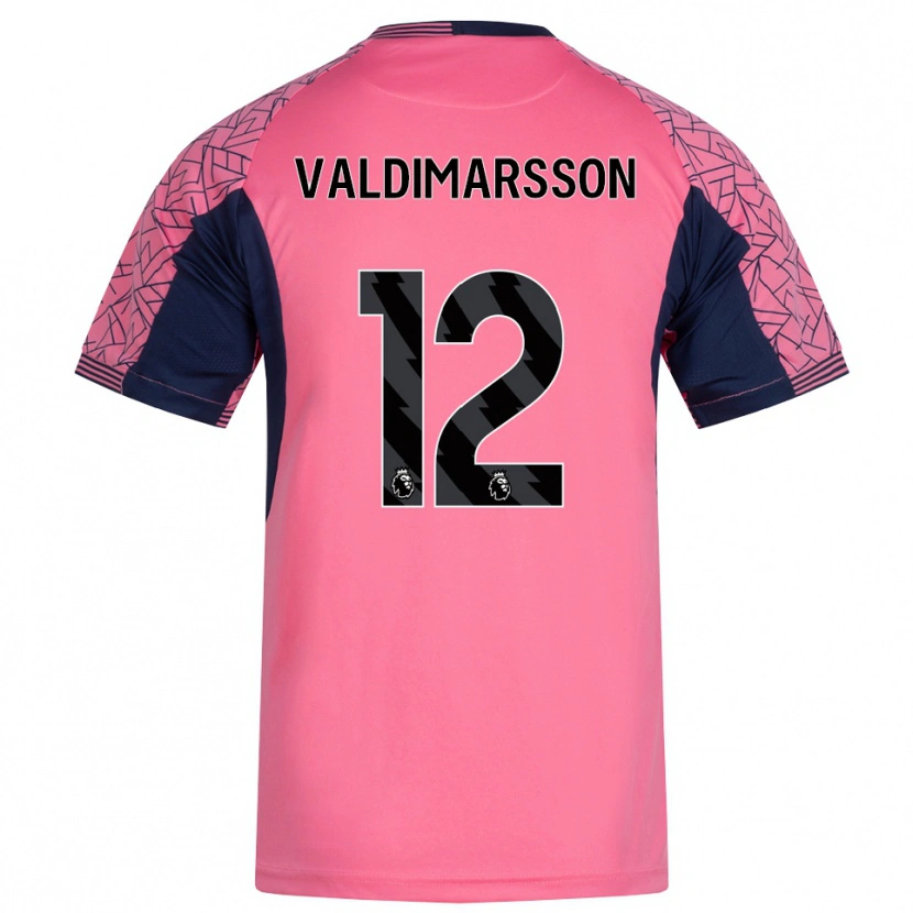 Danxen Femme Hákon Rafn Valdimarsson #12 Maillot de Gardien Rose Noir 2025/26 T-shirt