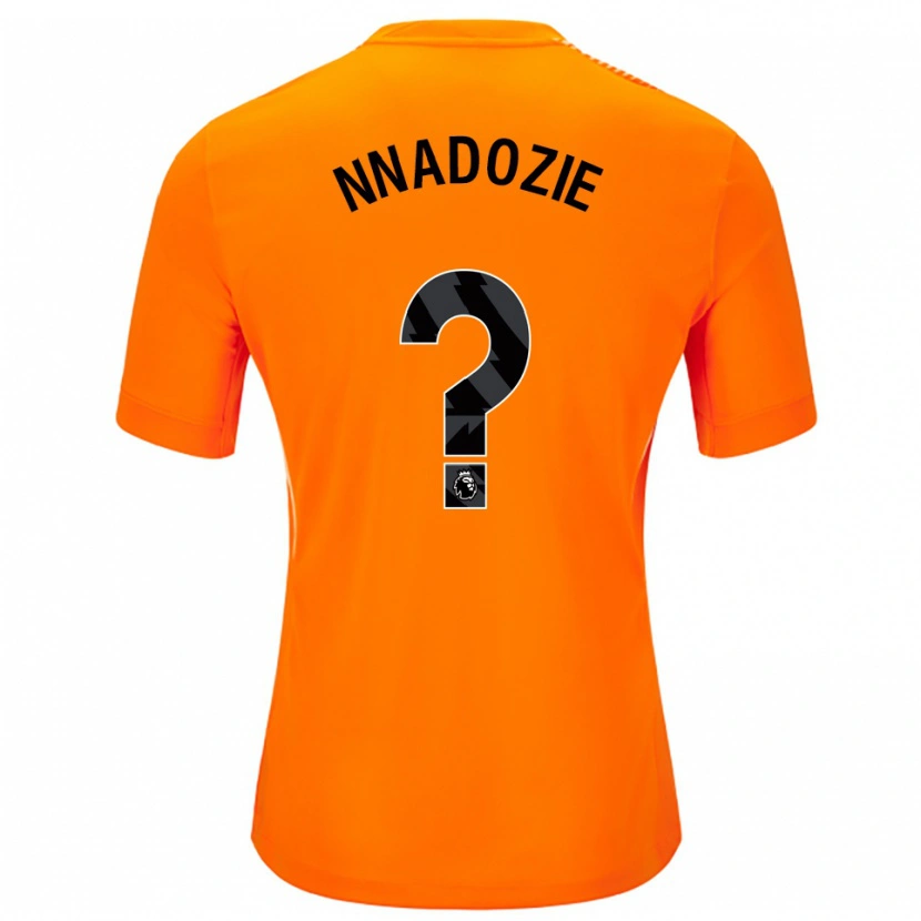 Danxen Femme Chiamaka Nnadozie #0 Maillot de Gardien Orange Noir 2025/26 T-shirt