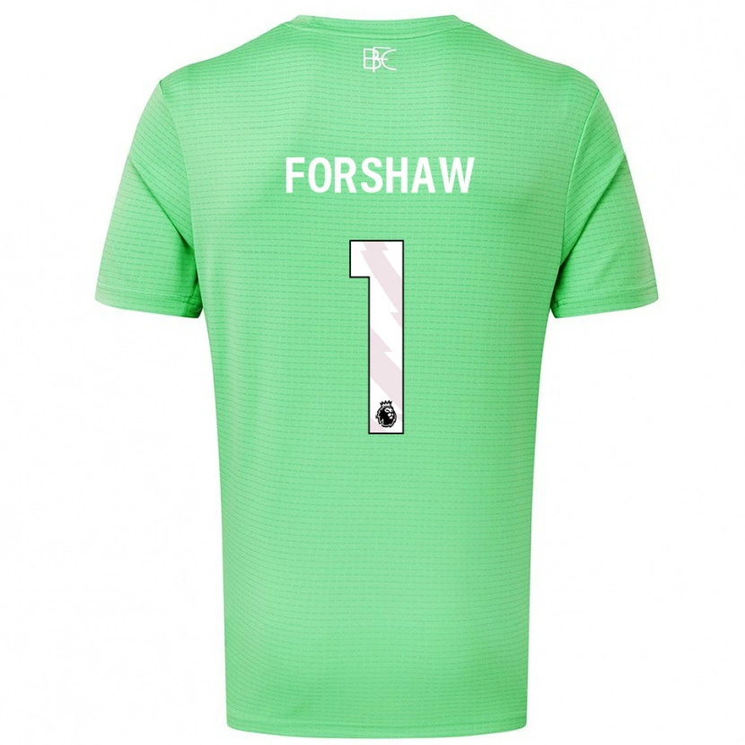 Danxen Femme Lewis Forshaw #1 Maillot de Gardien Vert Moyen 2025/26 T-shirt