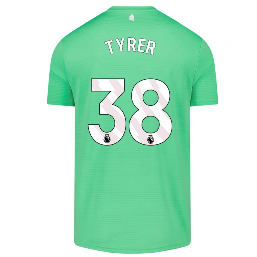 Danxen Femme Harry Tyrer #38 Maillot de Gardien Vert Moyen 2025/26 T-shirt