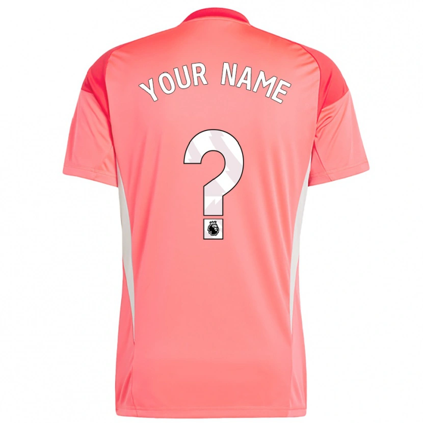 Danxen Femme Fulham FC Maillot de Gardien Blanc Rouge 2025/26 T-shirt