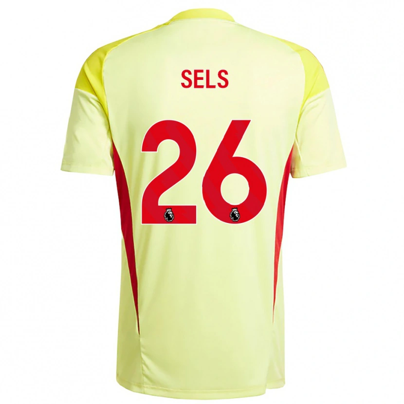Danxen Femme Matz Sels #26 Maillot de Gardien Jaune Clair Orange 2025/26 T-shirt