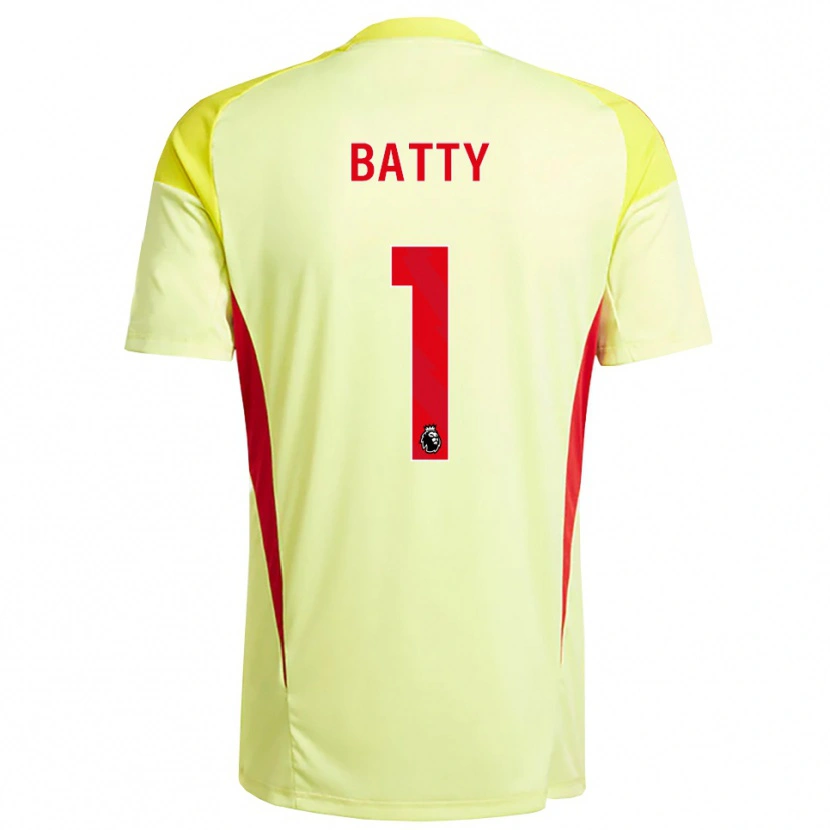 Danxen Femme Emily Batty #1 Maillot de Gardien Jaune Clair Orange 2025/26 T-shirt