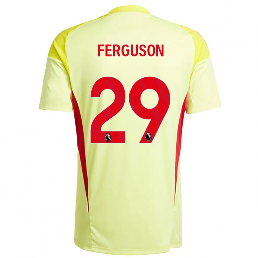 Danxen Femme Georgie Ferguson #29 Maillot de Gardien Jaune Clair Orange 2025/26 T-shirt
