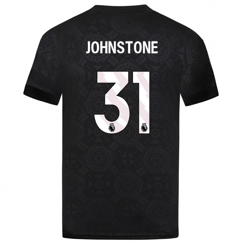 Danxen Femme Sam Johnstone #31 Maillot de Gardien Noir Blanc 2025/26 T-shirt