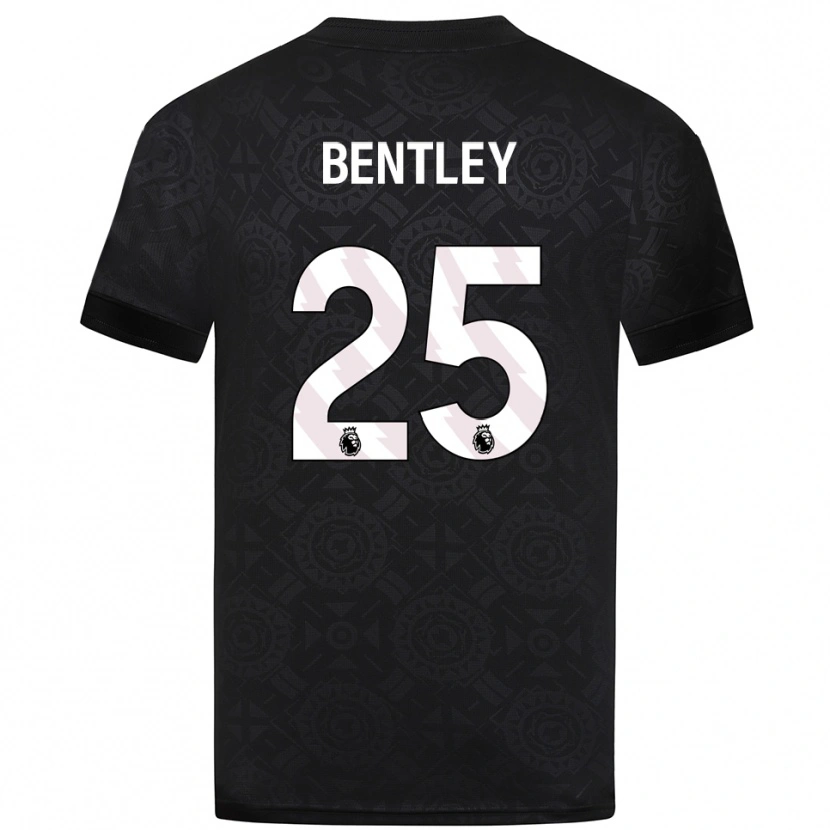 Danxen Femme Daniel Bentley #25 Maillot de Gardien Noir Blanc 2025/26 T-shirt