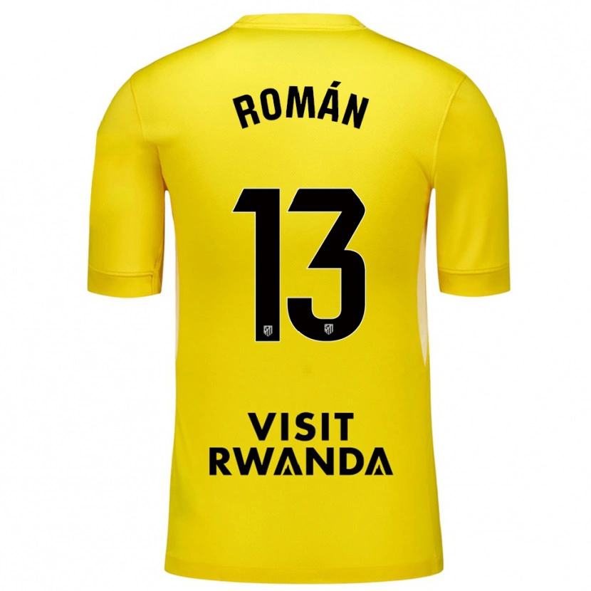 Danxen Femme Francis Holgado #13 Maillot de Gardien Jaune Noir 2025/26 T-shirt