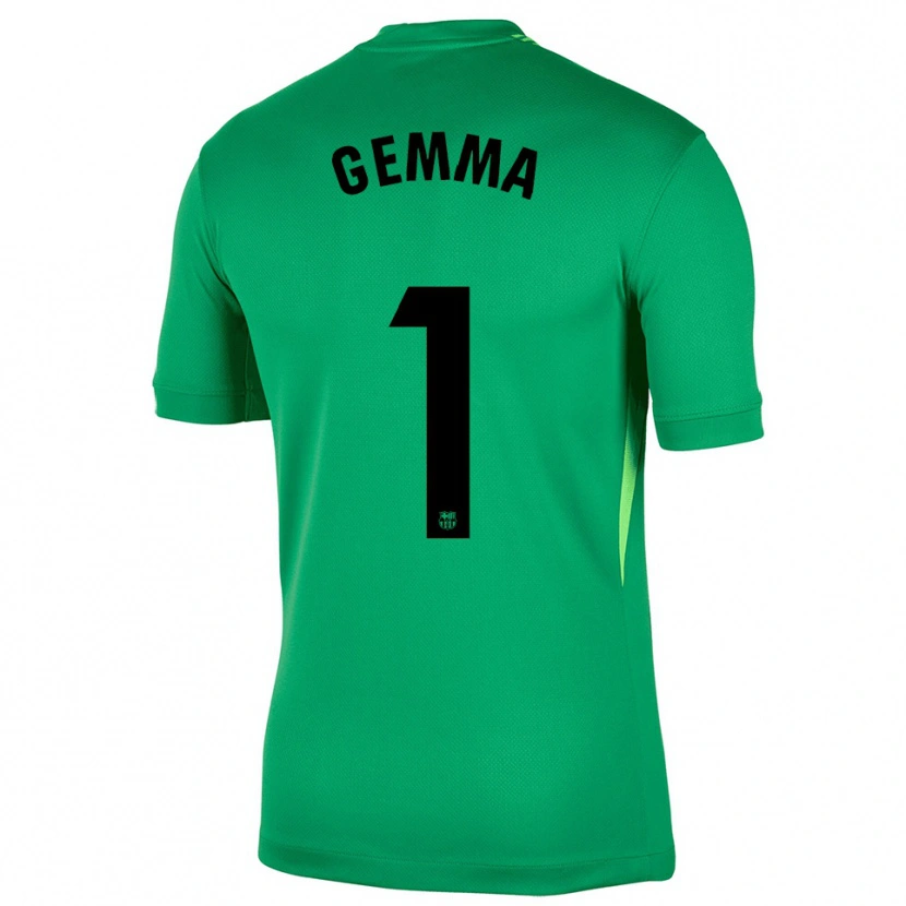 Danxen Femme Gemma Font #1 Maillot de Gardien Vert Noir 2025/26 T-shirt