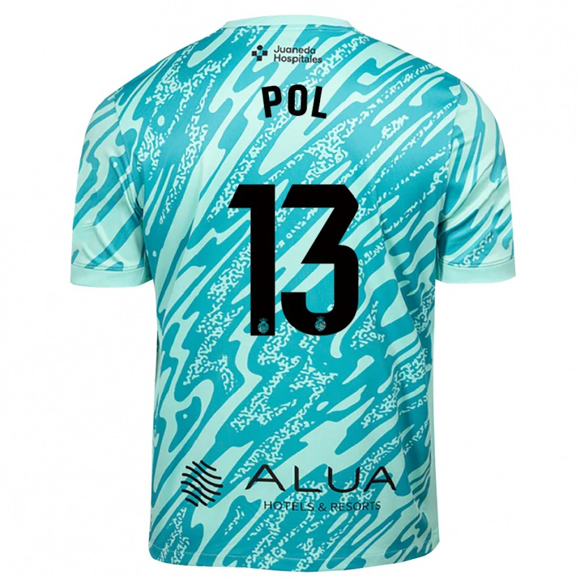 Danxen Femme Joan Pol #13 Maillot de Gardien Cyan Noir 2025/26 T-shirt
