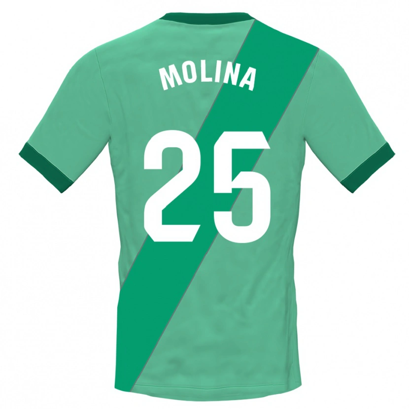 Danxen Femme Adrián Molina #25 Maillot de Gardien Vert Noir 2025/26 T-shirt