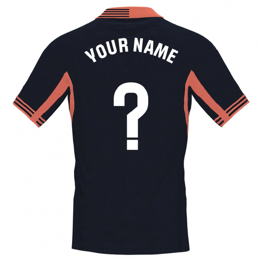 Danxen Femme Villarreal CF Maillot de Gardien Noir Blanc Orange 2025/26 T-shirt