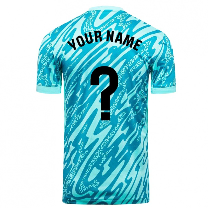 Danxen Femme Elche CF Maillot de Gardien Bleu Ciel Blanc 2025/26 T-shirt