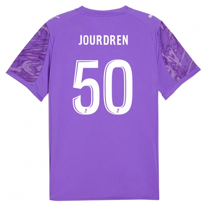 Danxen Femme Ilan Jourdren #50 Maillot de Gardien Blanc Lillac 2025/26 T-shirt
