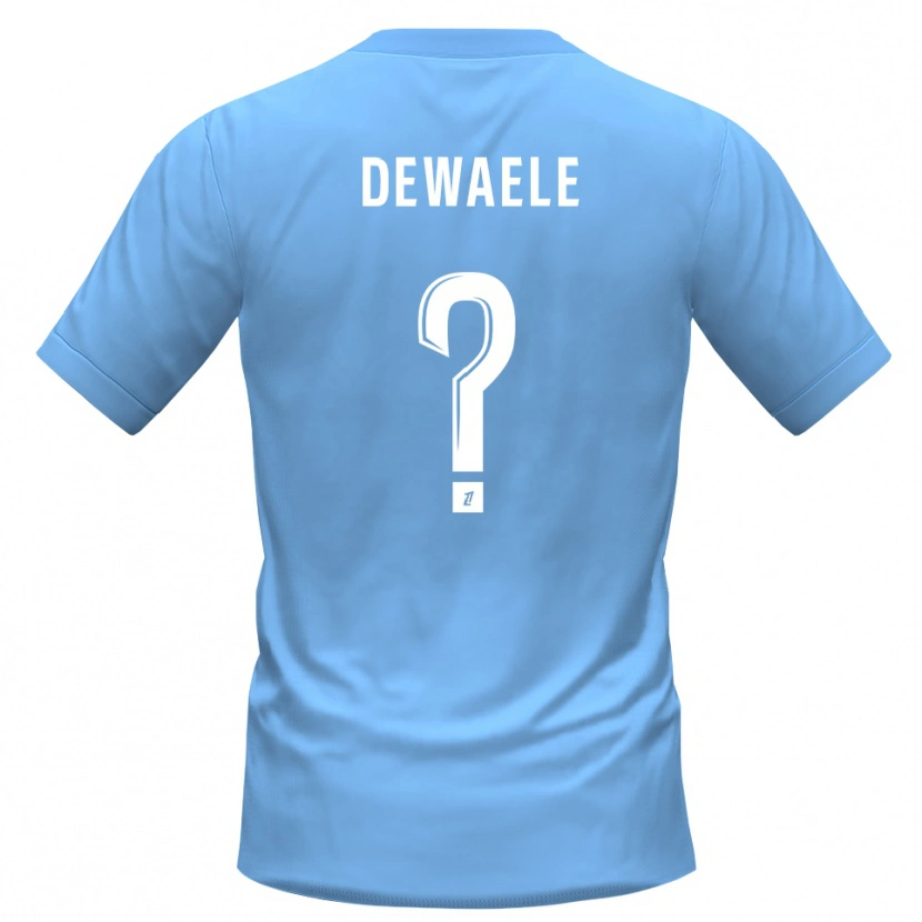 Danxen Femme Élina Dewaele #0 Maillot de Gardien Bleu Noir 2025/26 T-shirt