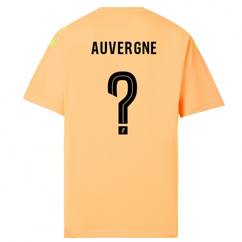 Danxen Femme Dorian Auvergne #0 Maillot de Gardien Orange Clair Noir 2025/26 T-shirt