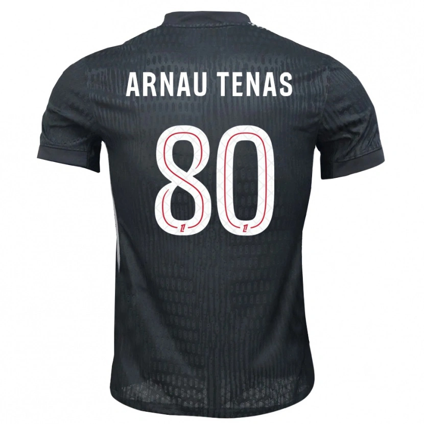 Danxen Femme Arnau Tenas #80 Maillot de Gardien Gris Foncé Noir 2025/26 T-shirt