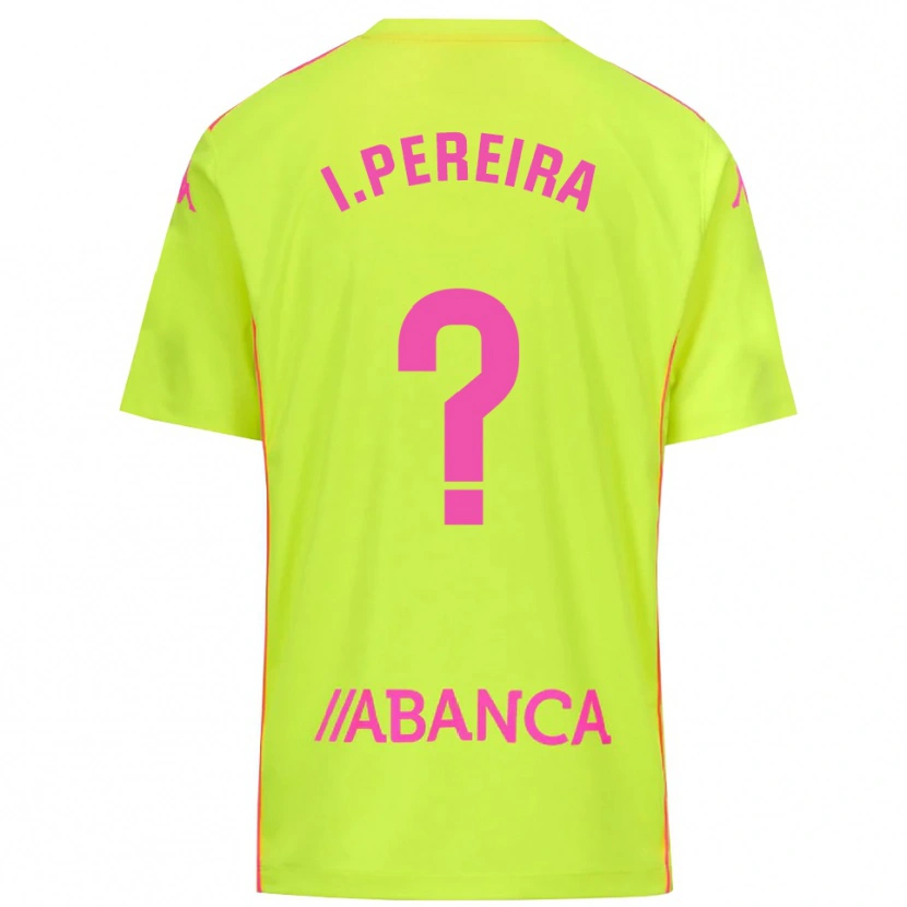 Danxen Femme Inês Pereira #0 Maillot de Gardien Jaune Vert 2025/26 T-shirt