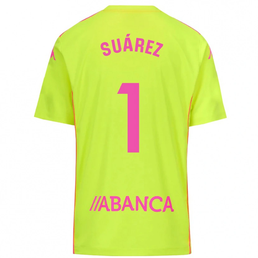 Danxen Femme Brais Suárez #1 Maillot de Gardien Jaune Vert 2025/26 T-shirt