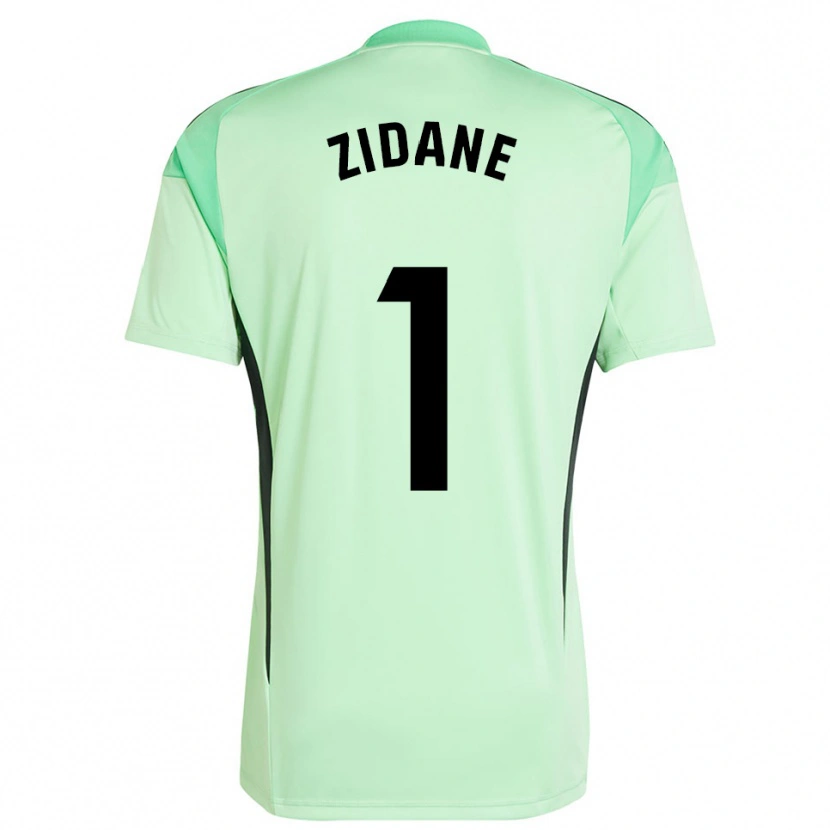 Danxen Femme Luca Zidane #1 Maillot de Gardien Orange Clair Noir 2025/26 T-shirt
