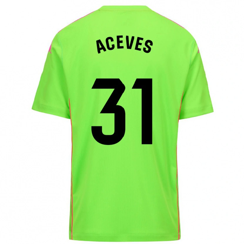 Danxen Femme Álvaro Aceves #31 Maillot de Gardien Lirme Rose Foncé 2025/26 T-shirt