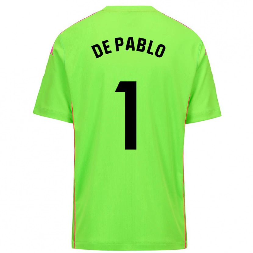 Danxen Femme Álvaro de Pablo #1 Maillot de Gardien Lirme Rose Foncé 2025/26 T-shirt