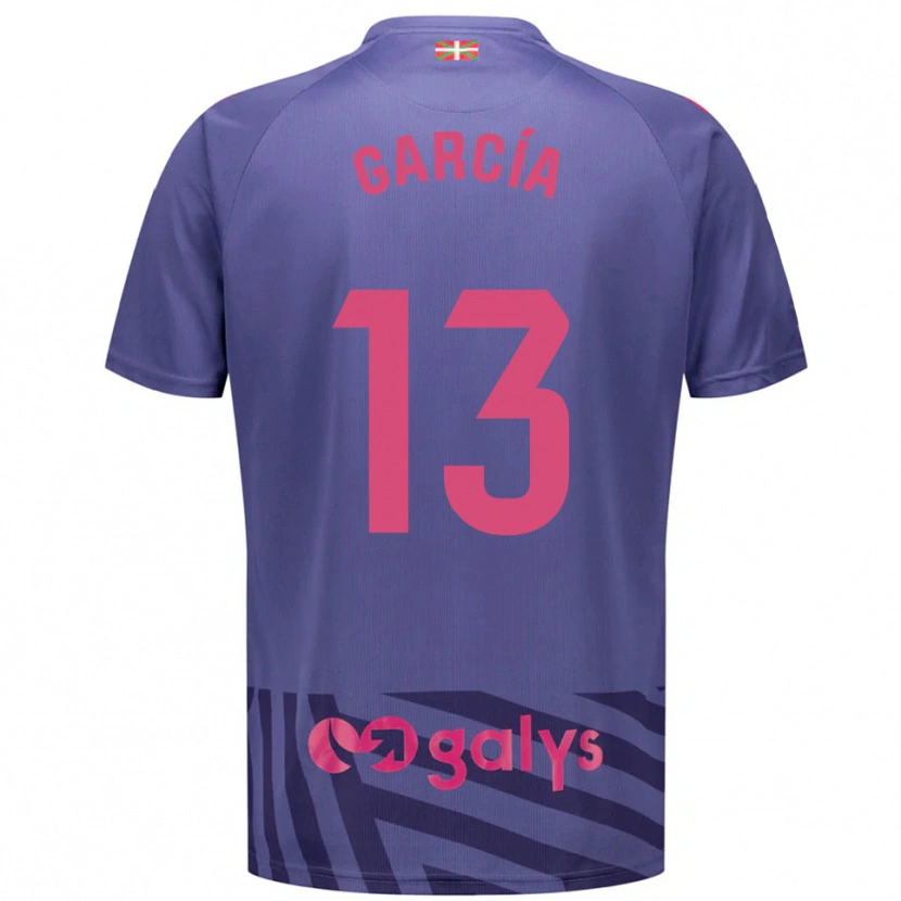 Danxen Femme Jon García #13 Maillot de Gardien Bleu Gris Violet 2025/26 T-shirt