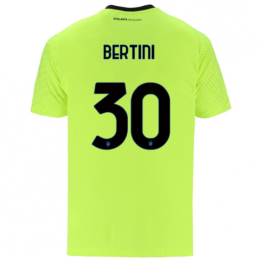 Danxen Femme Tommaso Bertini #30 Maillot de Gardien Vert Jaune Rouge 2025/26 T-shirt
