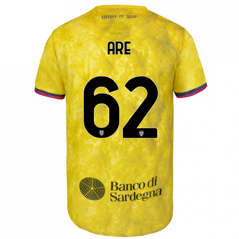 Danxen Femme Emmanuele Are #62 Maillot de Gardien Jaune Noir 2025/26 T-shirt