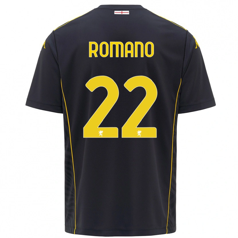 Danxen Femme Andrew Romano #22 Maillot de Gardien Noir Jaune 2025/26 T-shirt