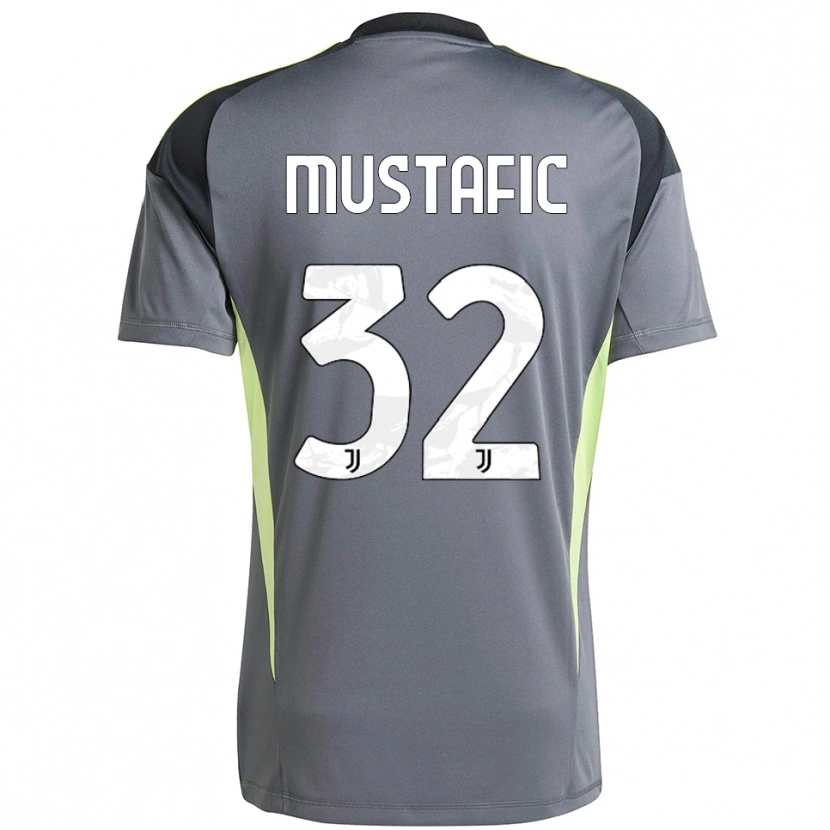 Danxen Femme Emma Mustafic #32 Maillot de Gardien Gris Foncé Blanc 2025/26 T-shirt