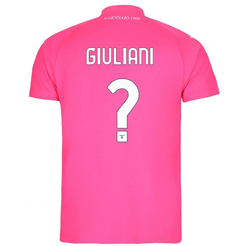 Danxen Femme Alessio Giuliani #0 Maillot de Gardien Rose Foncée 2025/26 T-shirt