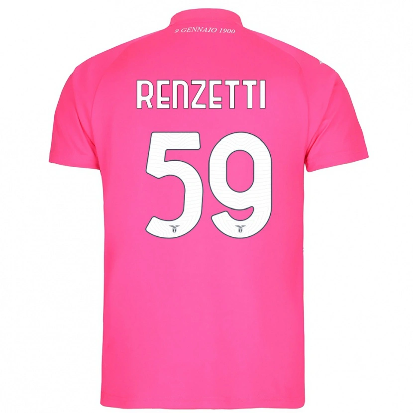 Danxen Femme Davide Renzetti #59 Maillot de Gardien Rose Foncée 2025/26 T-shirt