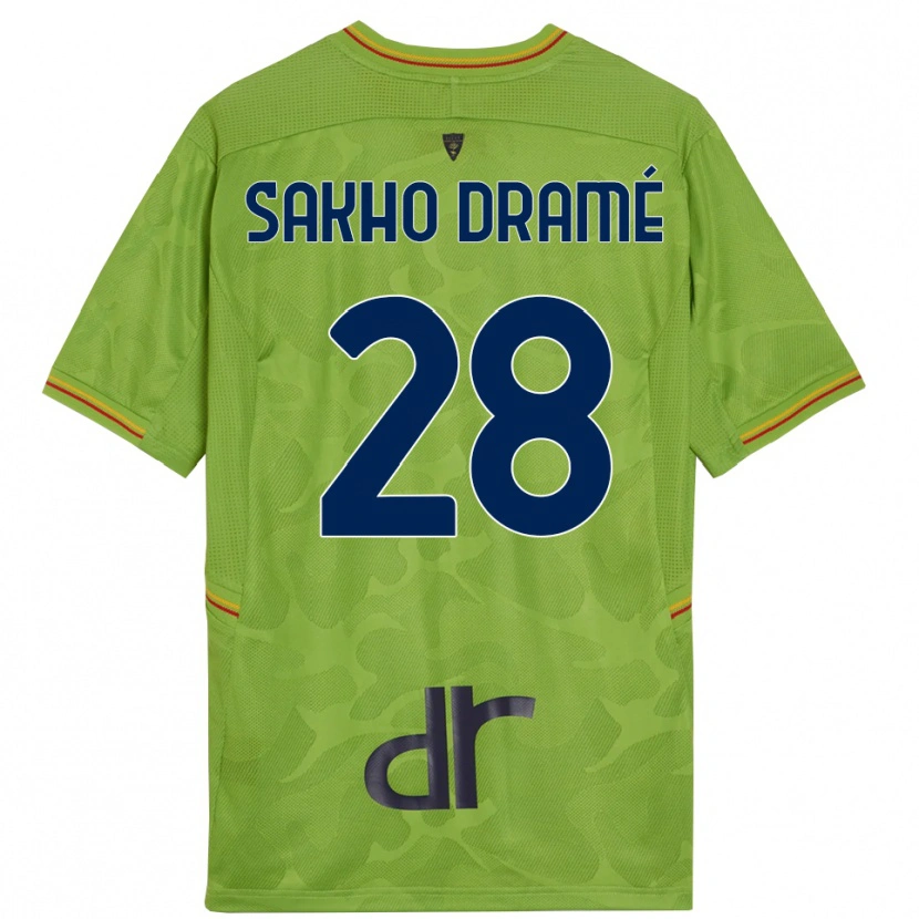 Danxen Femme Samba Sakho Dramé #28 Maillot de Gardien Vert Forêt Noir 2025/26 T-shirt