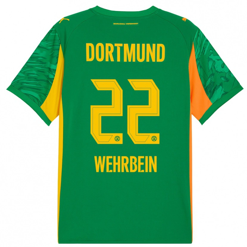 Danxen Femme Jan-Mattis Wehrbein #22 Maillot de Gardien Vert Orange 2025/26 T-shirt
