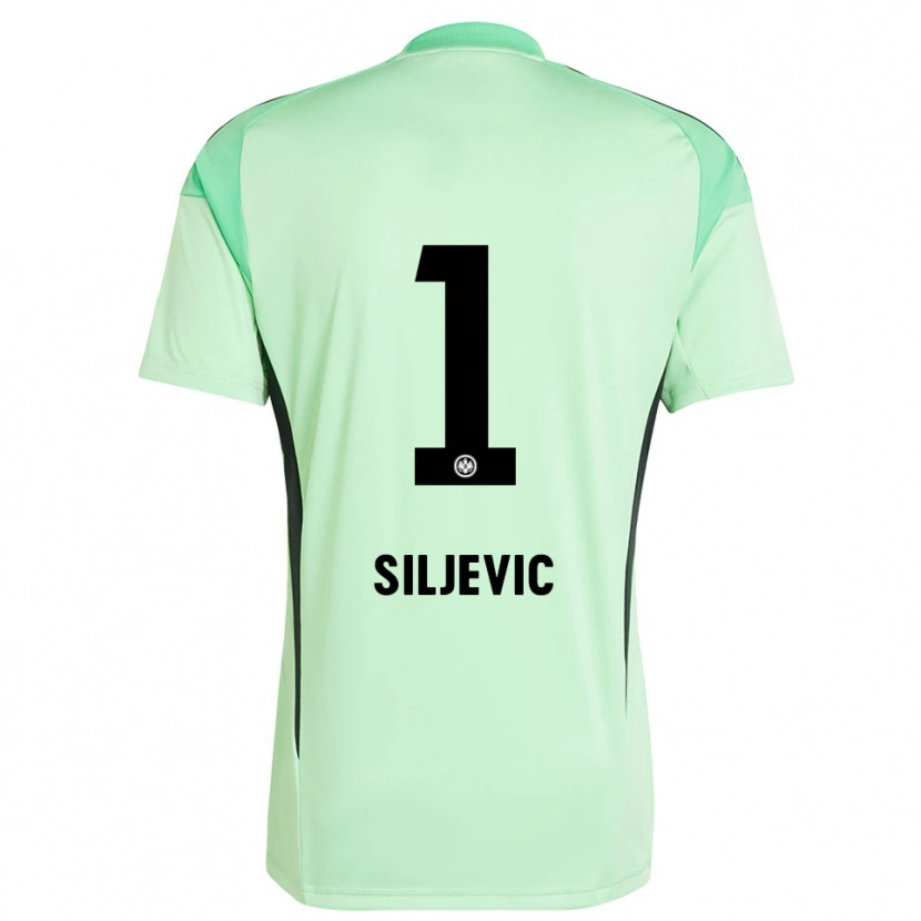 Danxen Femme Amil Siljevic #1 Maillot de Gardien Vert Clair Noir 2025/26 T-shirt