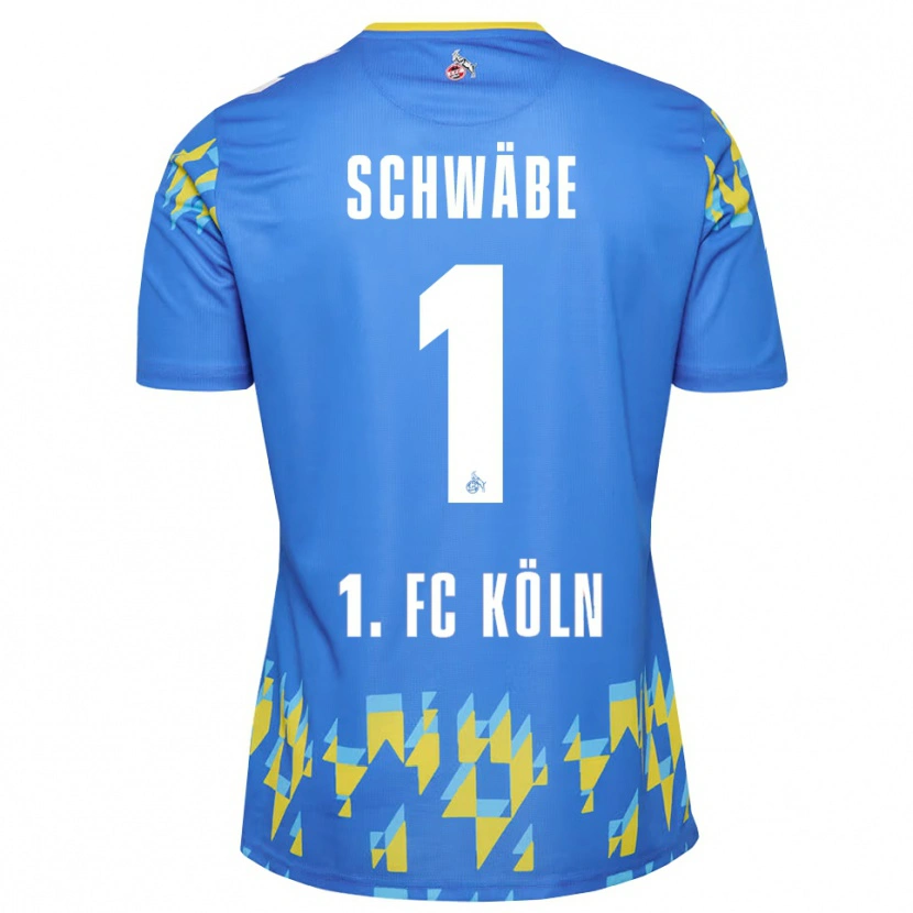 Danxen Femme Marvin Schwäbe #1 Maillot de Gardien Bleu Cornouiller 2025/26 T-shirt