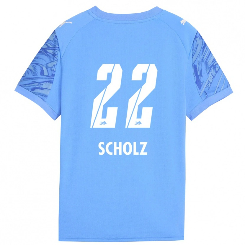 Danxen Femme Emil Scholz #22 Maillot de Gardien Bleu Royal Rouge 2025/26 T-shirt