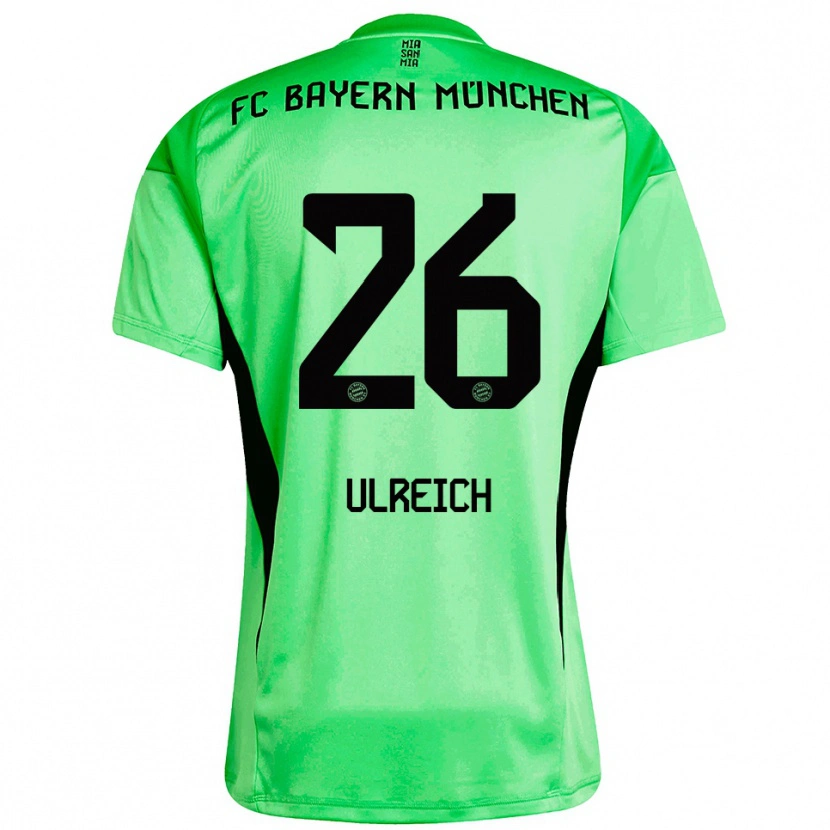 Danxen Femme Sven Ulreich #26 Maillot de Gardien Vert Printemps Moyen 2025/26 T-shirt