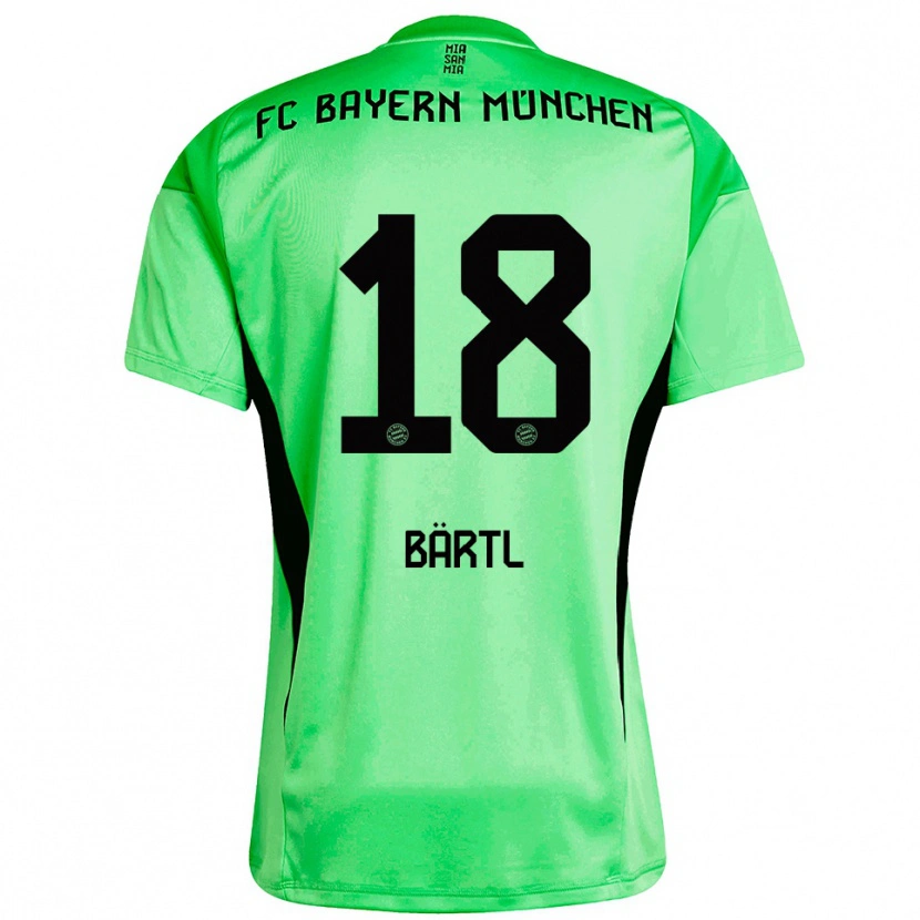 Danxen Femme Jannis Bärtl #18 Maillot de Gardien Vert Printemps Moyen 2025/26 T-shirt