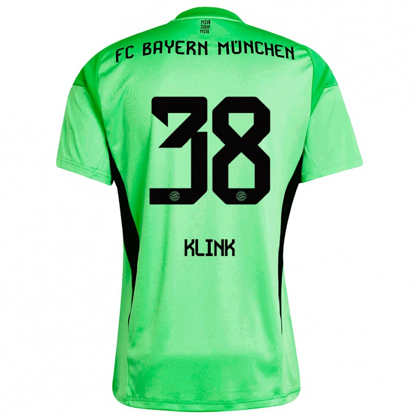 Danxen Femme Anna Klink #38 Maillot de Gardien Vert Printemps Moyen 2025/26 T-shirt