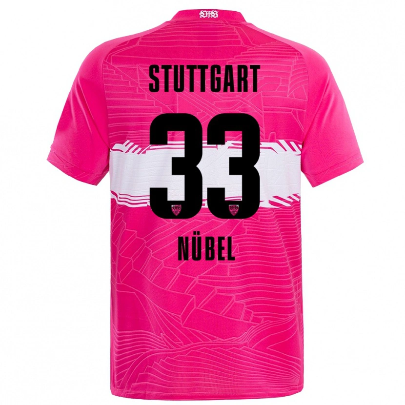 Danxen Femme Alexander Nübel #33 Maillot de Gardien Rose Foncée Noir 2025/26 T-shirt