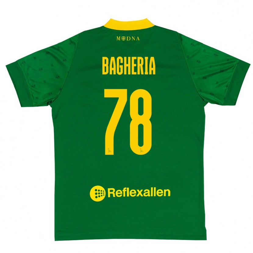 Danxen Femme Fabrizio Bagheria #78 Maillot de Gardien Vert Jaune 2025/26 T-shirt