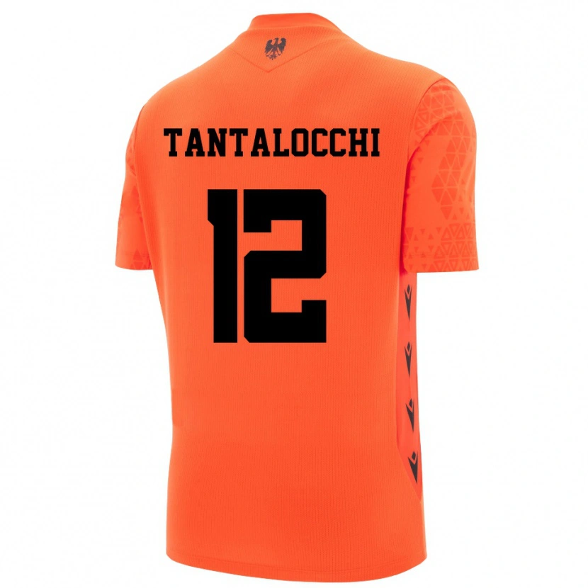 Danxen Femme Elia Tantalocchi #12 Maillot de Gardien Orange Foncé Noir 2025/26 T-shirt