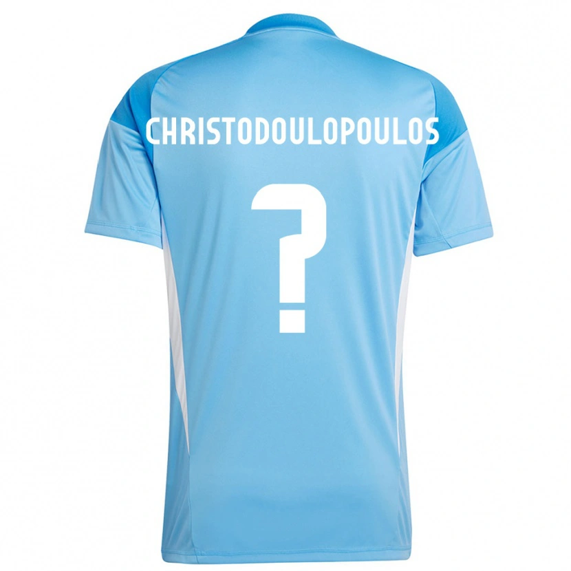 Danxen Femme Giannis Christodoulopoulos #0 Maillot de Gardien Bleu Ciel Profond 2025/26 T-shirt