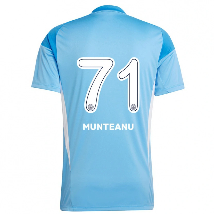 Danxen Femme Natalia Munteanu #71 Maillot de Gardien Bleu Royal Blanc 2025/26 T-shirt