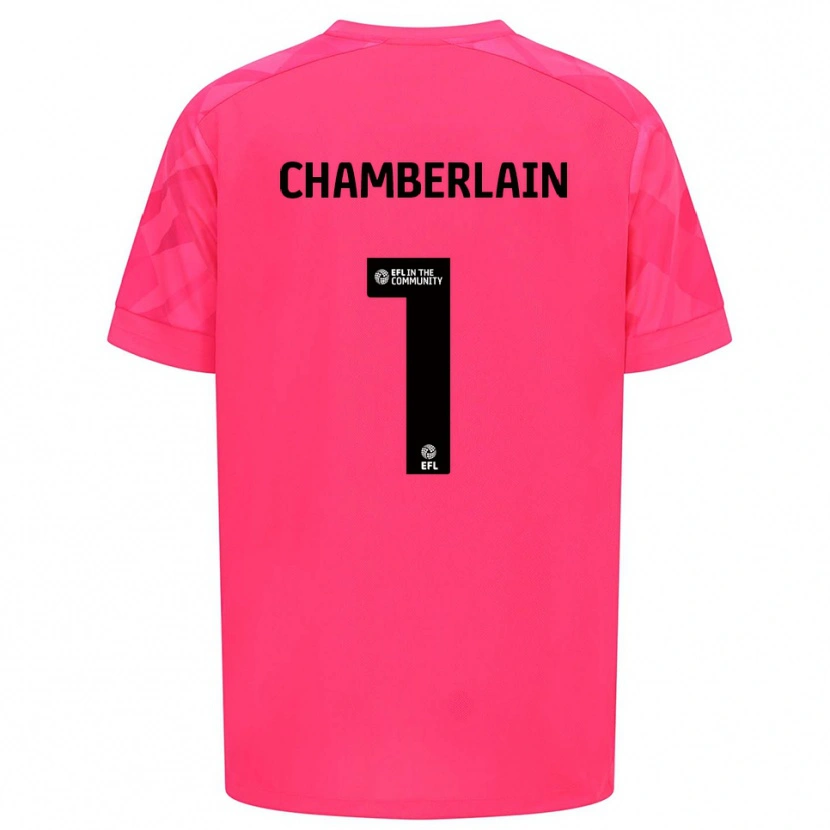 Danxen Femme Ceryn Chamberlain #1 Maillot de Gardien Rose Rose 2025/26 T-shirt