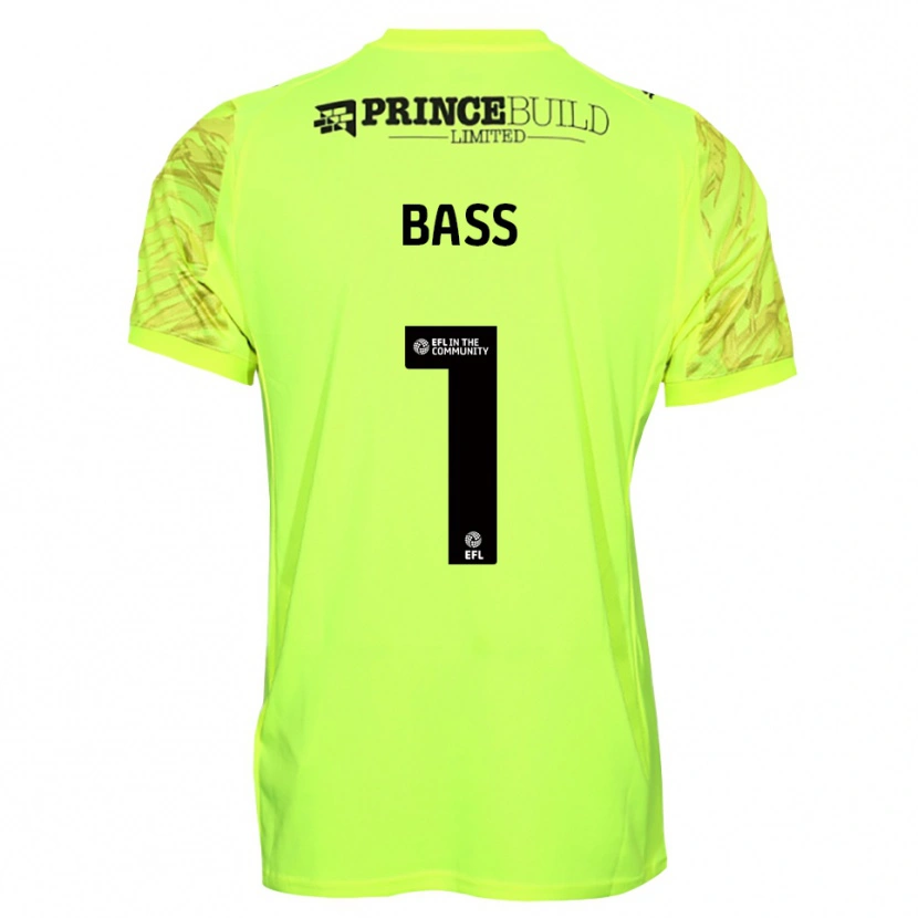 Danxen Femme Alex Bass #1 Maillot de Gardien Noir Vert Fluorescent 2025/26 T-shirt